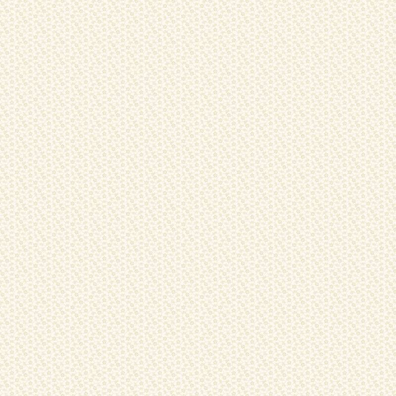 Tissu Patchwork Latte Floral Dot