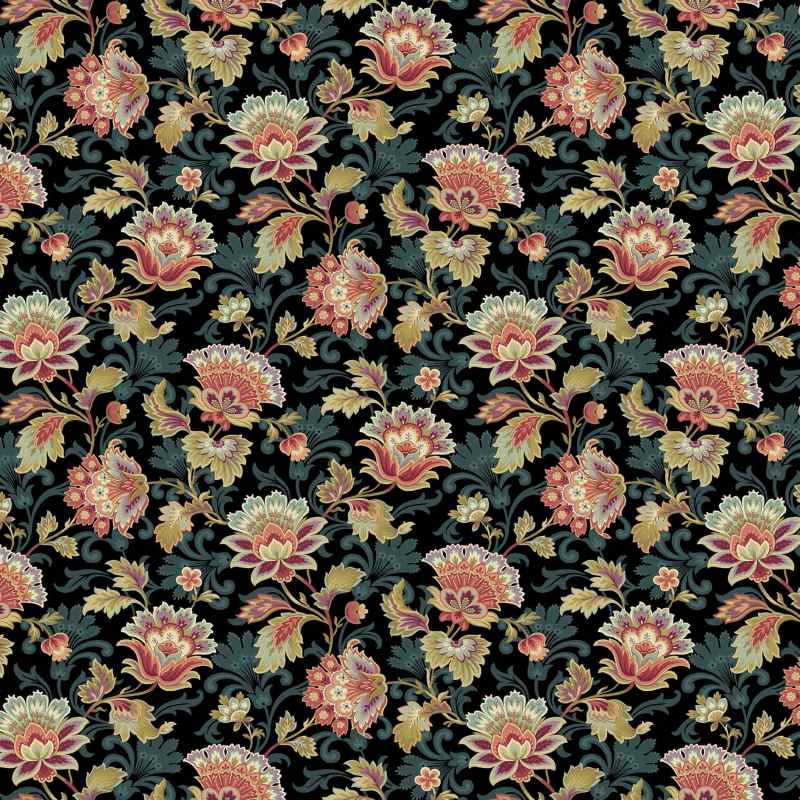 Tissu Patchwork Dahlia Canterburry, Coupon