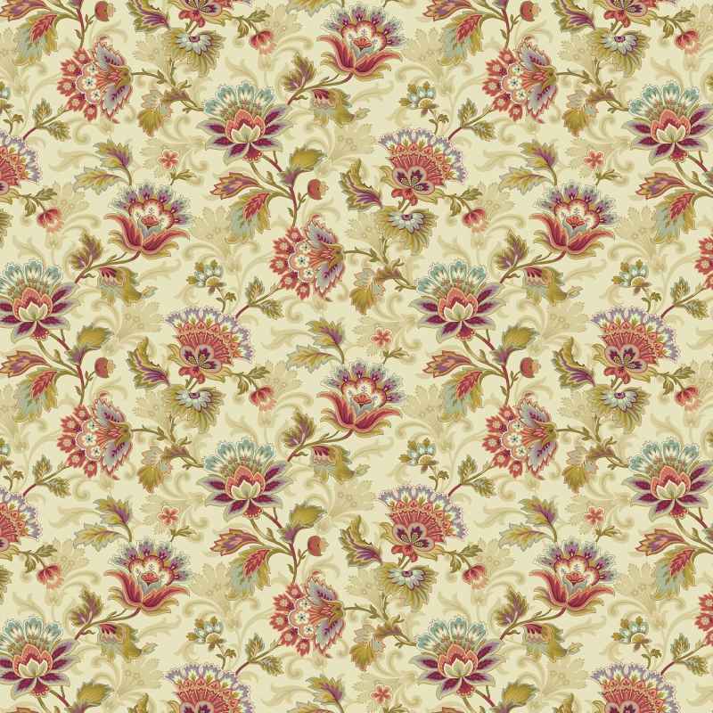 Tissu Patchwork Dahlia Canterburry Cream, Coupon