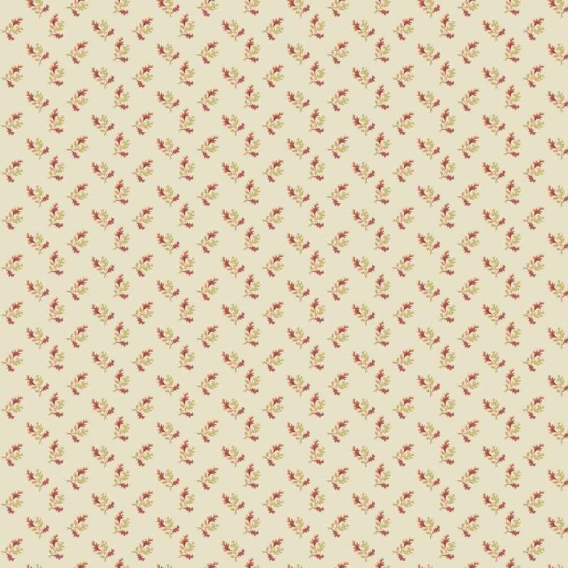 Tissu Patchwork Dahlia Holly Berry Cream