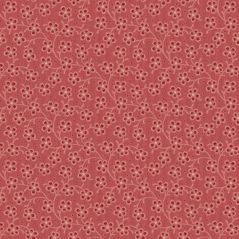 Tissu Patchwork Dahlia Dianthus
