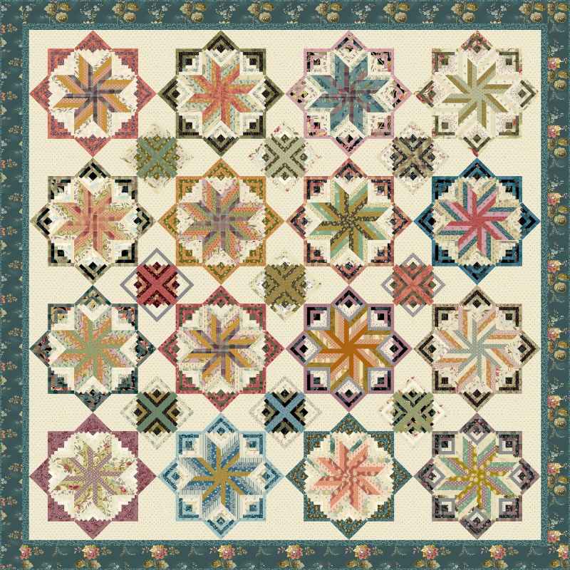 Modèle Patchwork Eldon - Dahlia de Edyta Sitar