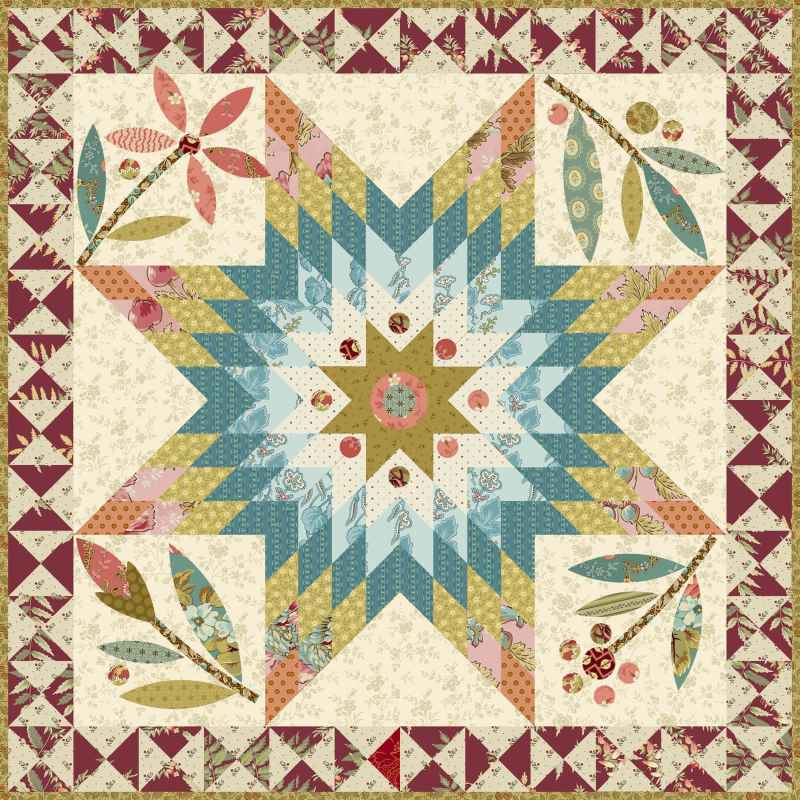 Modèle Patchwork Little Star de Edyta Sitar