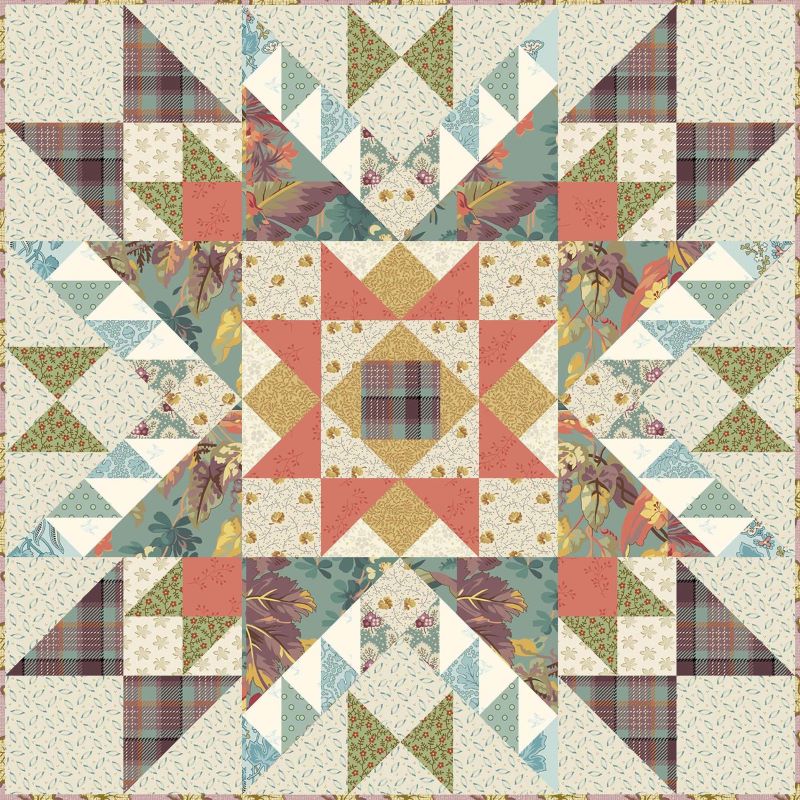 Modèle Patchwork Summer Star de Edyta Sitar