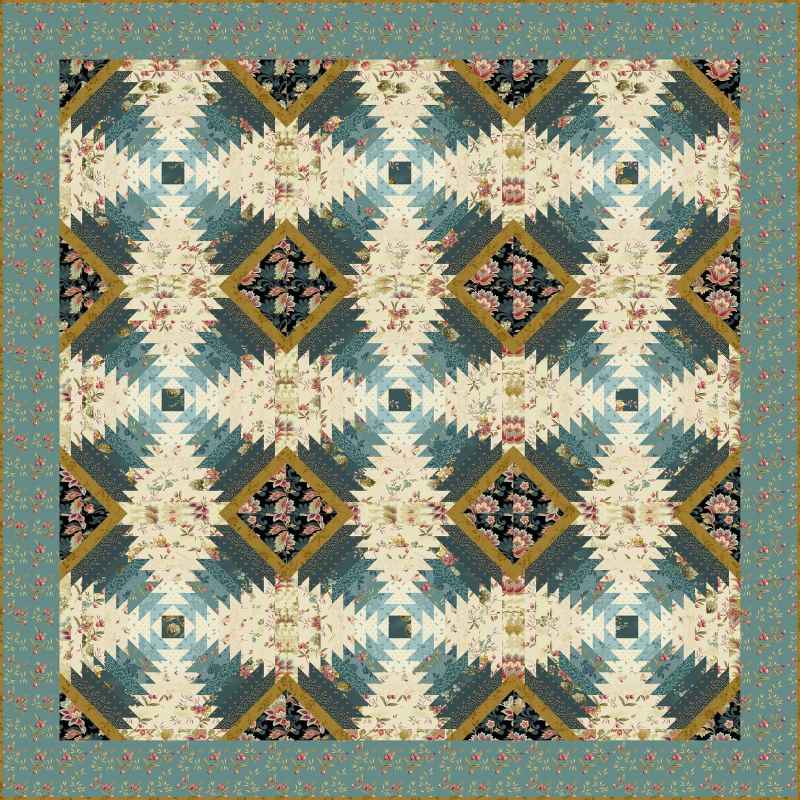 Modèle Patchwork Pineapple Dahlia de Edyta Sitar