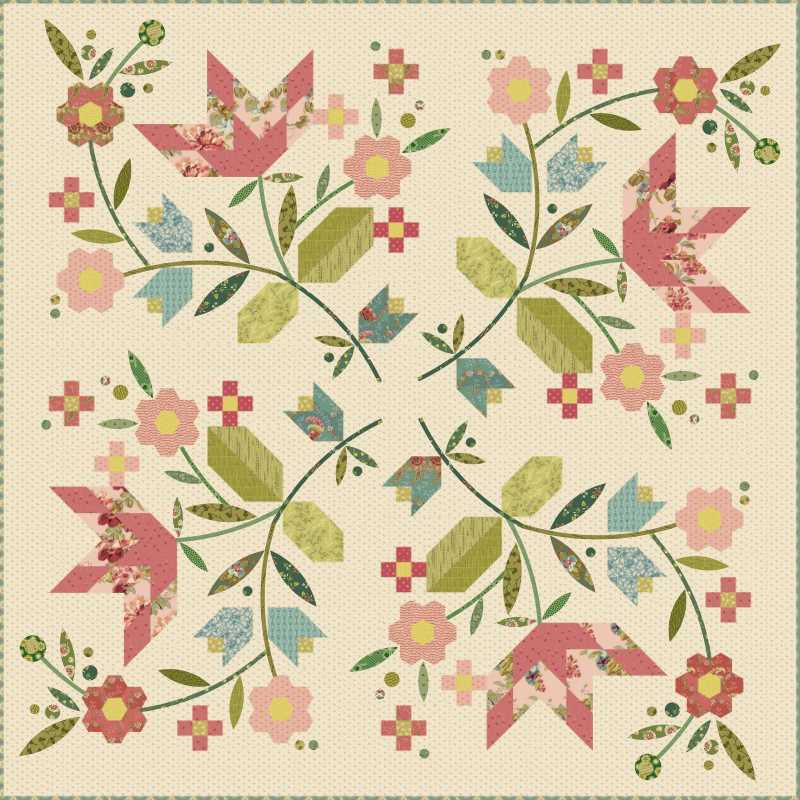 Modèle Patchwork Pennsylvania de Edyta Sitar
