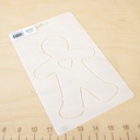 Stencil Ginger Bread Man Edyta Sitar
