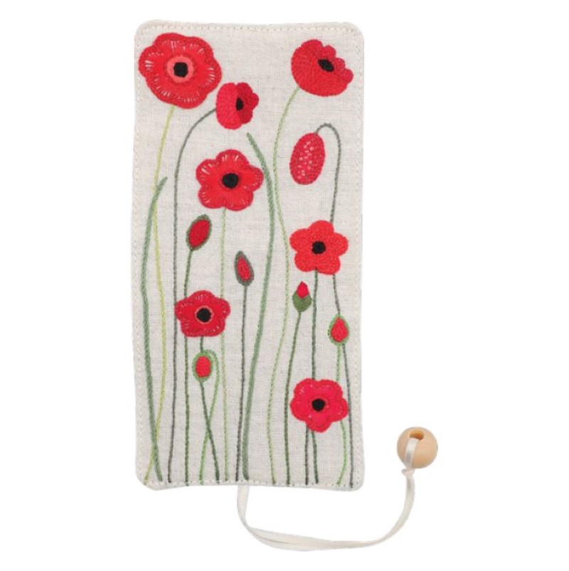Kit Broderie "Marque Page Coquelicot"