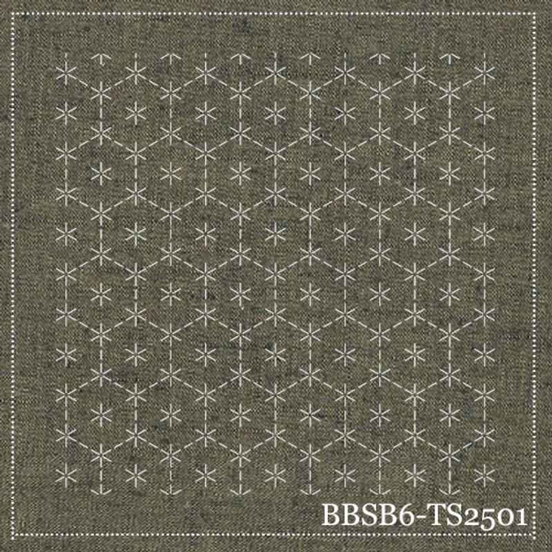 Bloc Sashiko Ecaille de Tortue _ Mastic