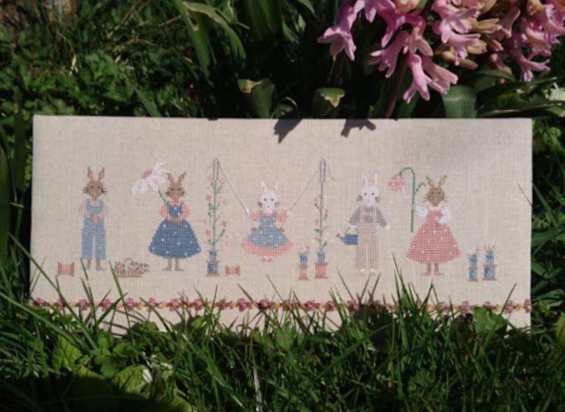 Modèle Points Comptés - Un Dimanche au Jardin