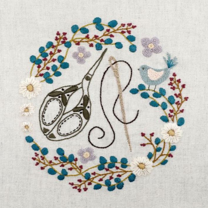 Kit Broderie "Jolis Ciseaux"