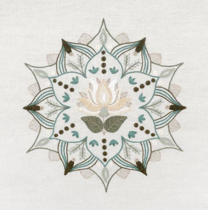 Kit Broderie Mandala N°1 - Fleur de Lotus