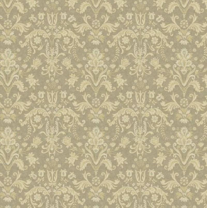 Tissu Patchwork Farmhouse Damask Latte, Coupon