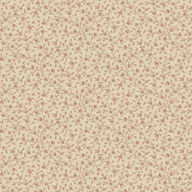 Tissu Patchwork Farmhouse Daisy Ruby, Coupon