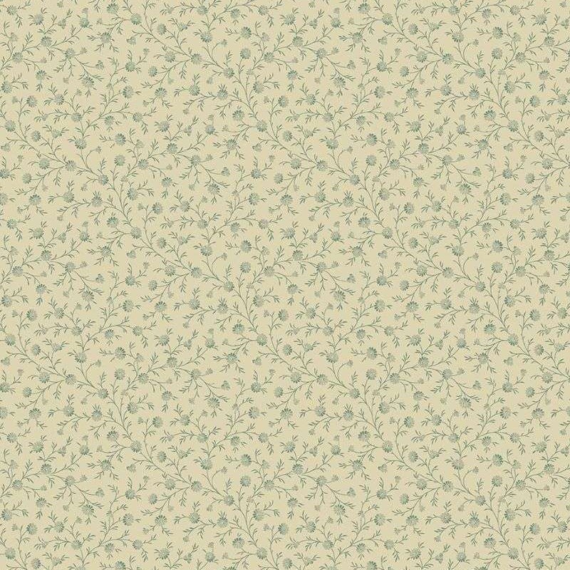Tissu Patchwork Farmhouse Daisy Teal