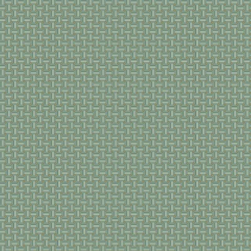 Tissu Patchwork Farmhouse Lattice Teal, Coupon