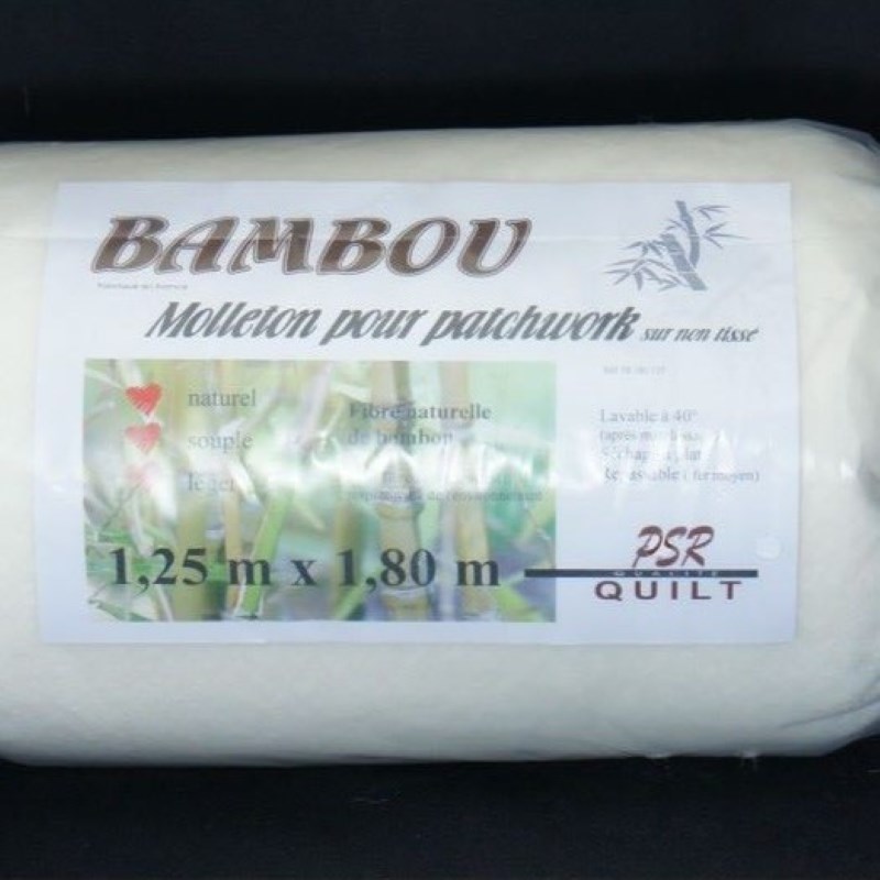 Molleton Bambou, 1,25m x 1,8 m