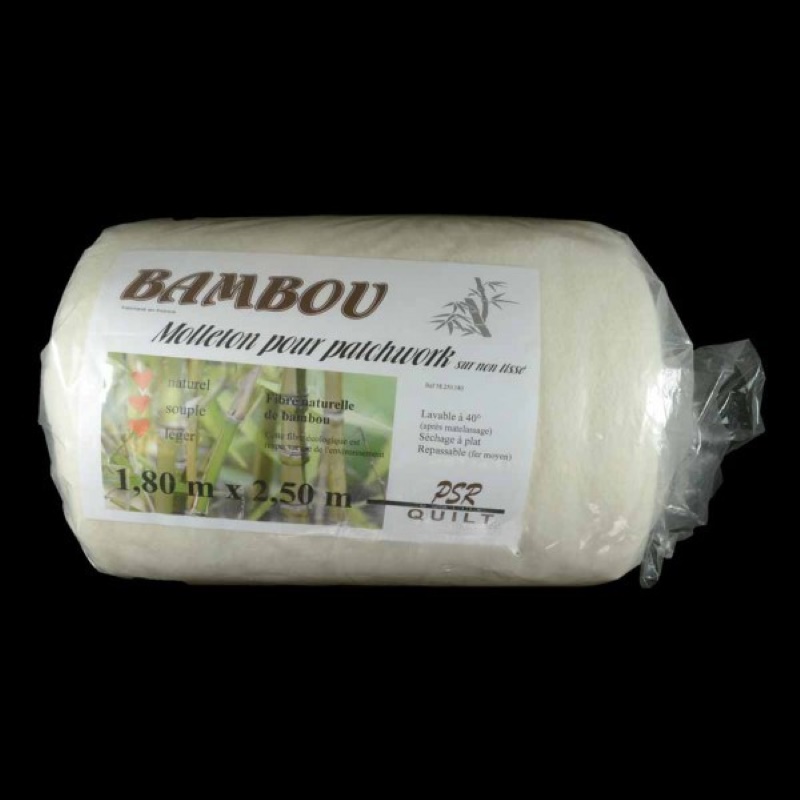 Molleton Bambou, 1,8 m x 2,5 m