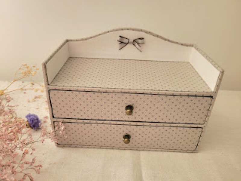 Tutoriel Cartonnage - Mini Commode