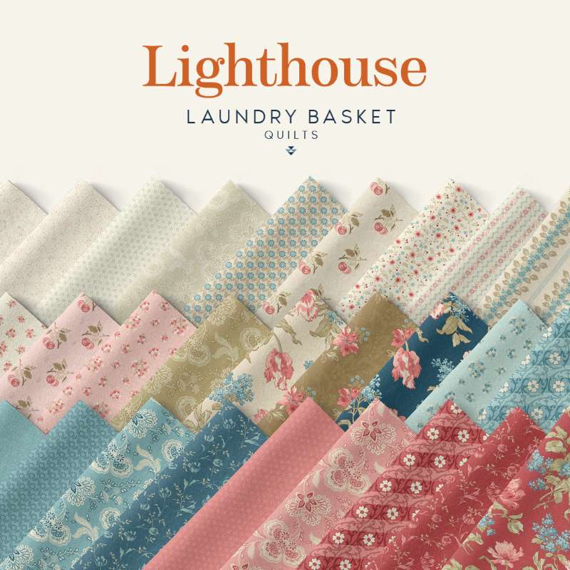 Tissu Patchwork Collection Lighthouse, 39 Coupons 50x55cm