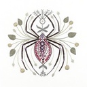 Kit Broderie "Zoé l'Araignée"