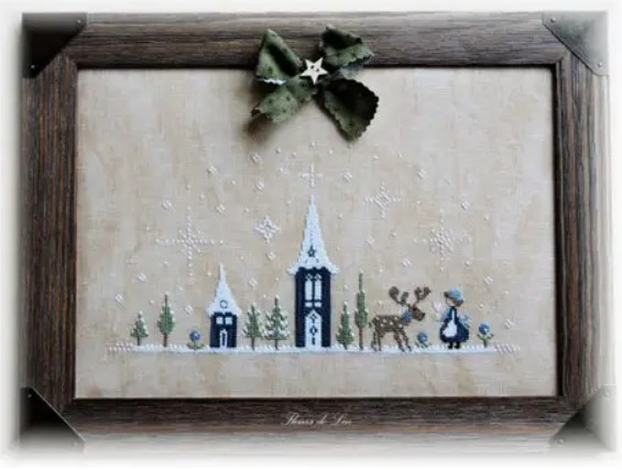 Modèle Points Comptés - Douce Nuit Etoilée