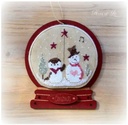 Modèle Points Comptés - Boule à Neige "Snow in Winter"