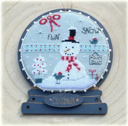 Modèle Points Comptés - Boule à Neige "Frosty"