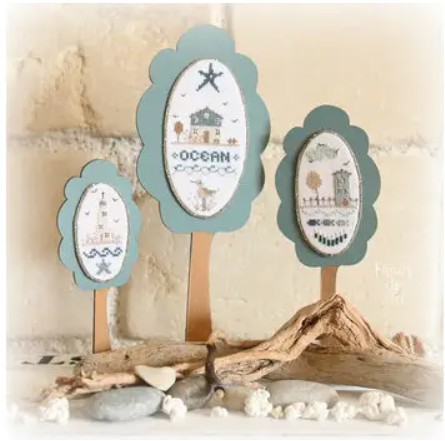 Kit Points Comptés - Trio d'Arbres d'été