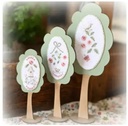 Kit Points Comptés - Trio d'Arbres de Printemps