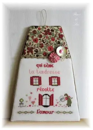 Modèle Points Comptés - Qui Sème la Tendresse récolte l'Amour