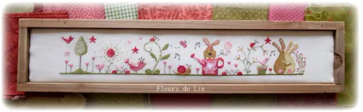 Modèle Points Comptés - Farandole de Printemps