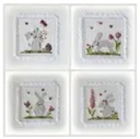 Modèle Points Comptés - Lapins de Printemps