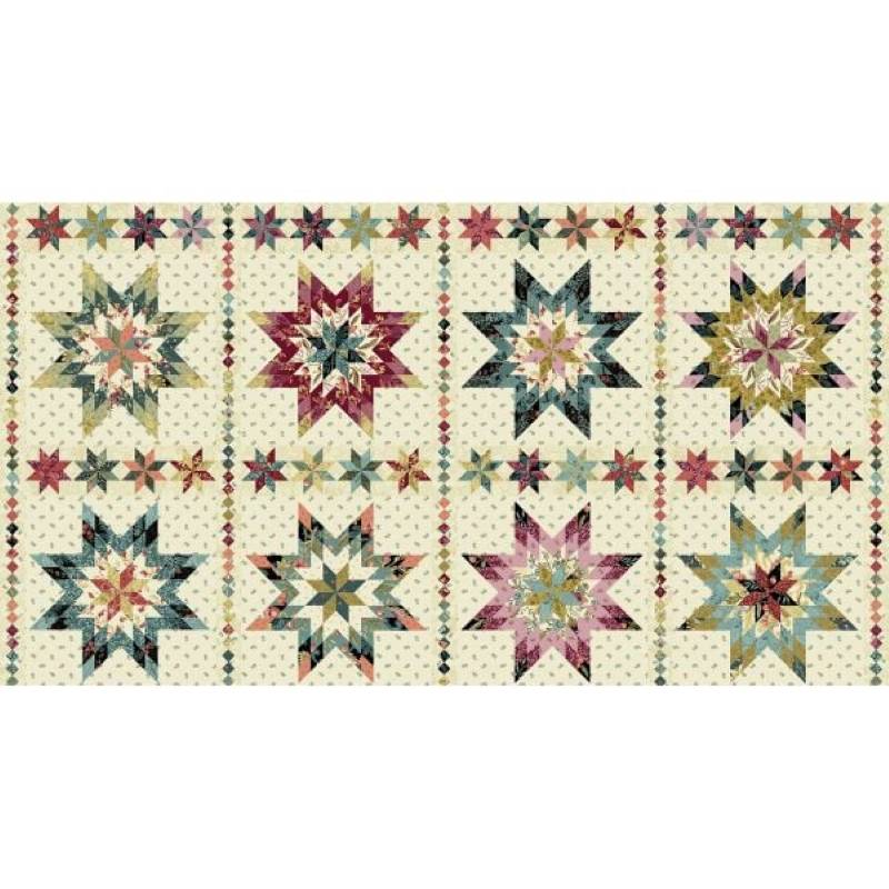 Tissu Patchwork Dahlia, Panneau