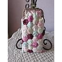 Kit de Patchwork, Etui à lunette Hexie, bleu & écru