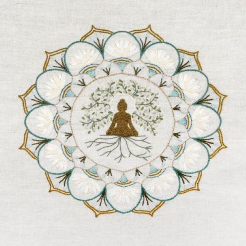Kit Broderie Mandala N°4 - Méditation