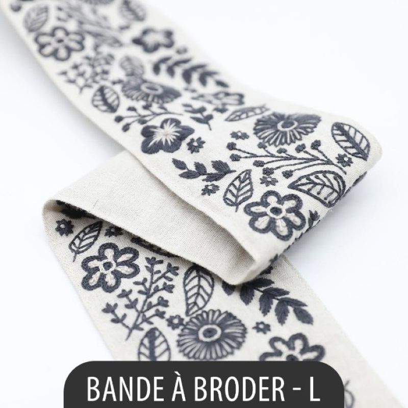 Kit Broderie Bande à Broder Lily (L) - sans Fils