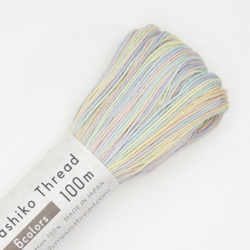 Fil Sashiko Arc en Ciel Doux, Col. n°302 - 100 m