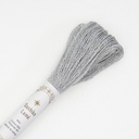 Fil Sashiko Lamé Gris CLair, Col. SL3 - 40 m