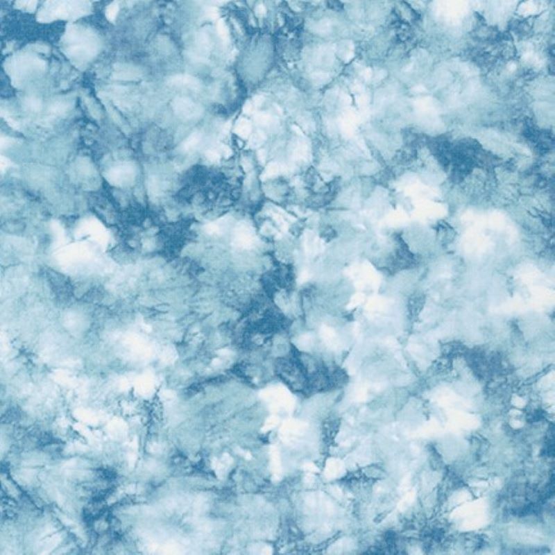 Tissu Patchwork Shibori Blues - Marbré