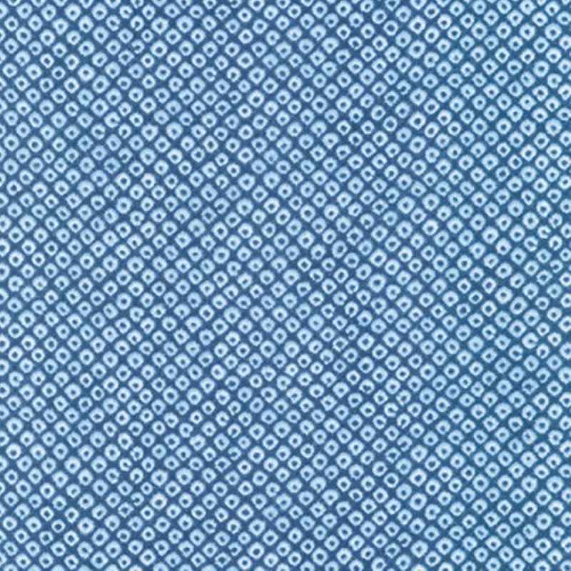 Tissu Patchwork Shibori Blues - Corail Bleu