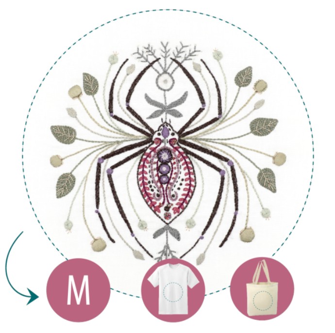 Kit Broderie - Easy Custo "Zoé l'Araignée"