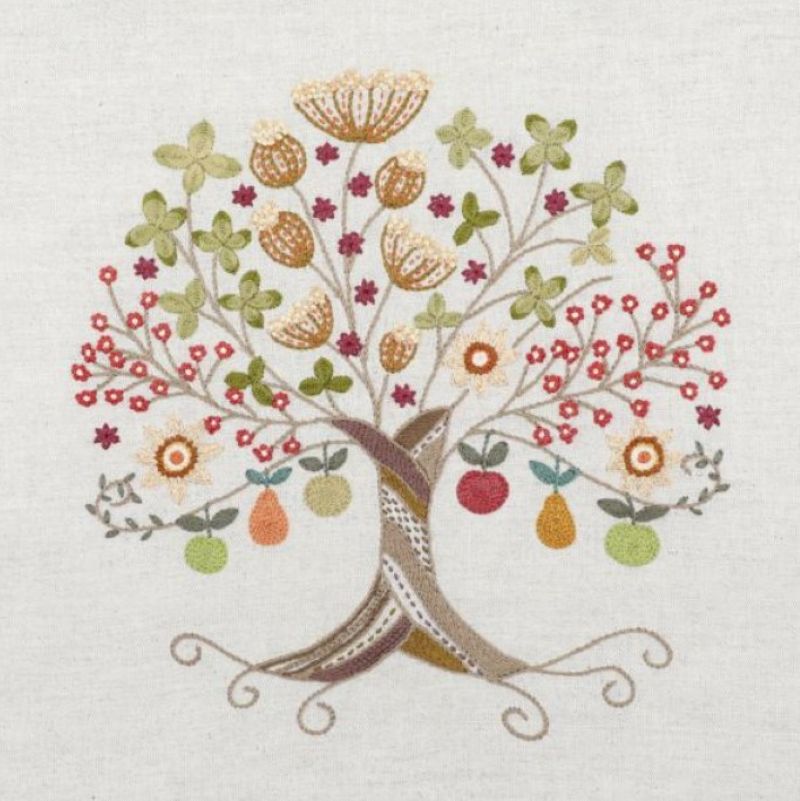 Kit Broderie L'Arbre des Saisons - Eté