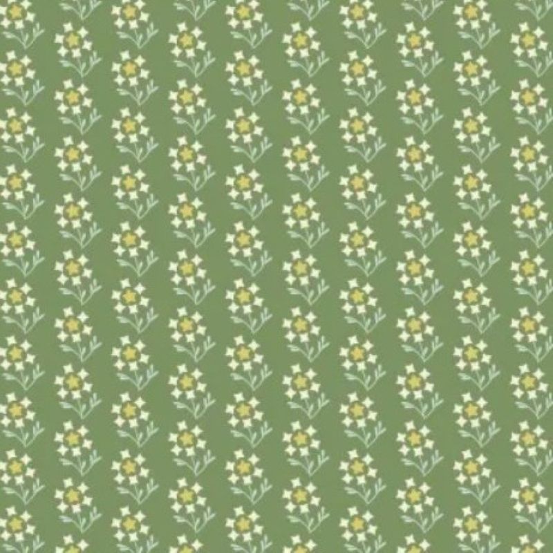 Tissu Patchwork Future Heirlooms "Dandelion Green", Coupon - PRECOMMANDE