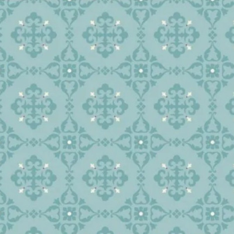 Tissu Patchwork Future Heirlooms "Saudade Blue" - PRECOMMANDE