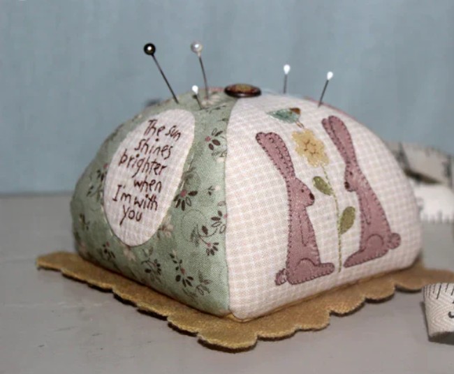 Modèle de Patchwork - Ma Bunny Pincushion