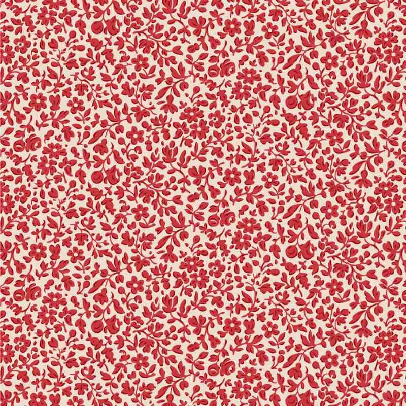 Tissu Patchwork Tilda Little Merry XMas Eve Red, Coupon