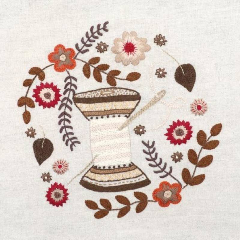 Kit Broderie Jolie Bobine d'Automne