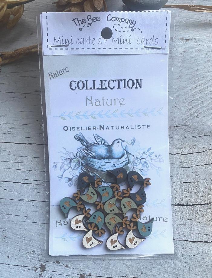 Mini Boutons Oiseaux