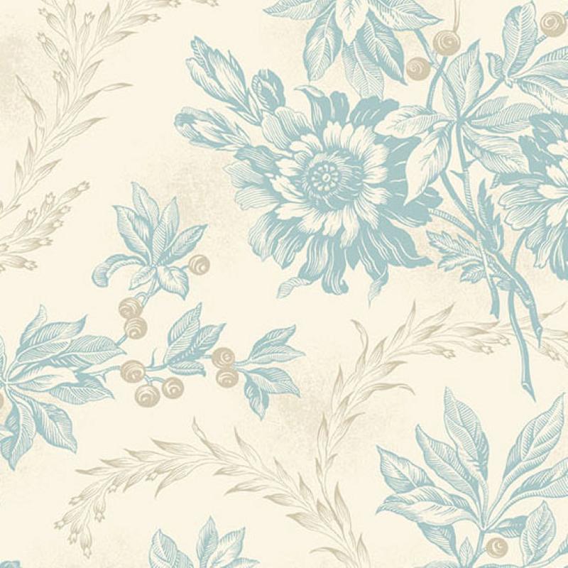 Tissu Patchwork Sewing Bird - Embroidery Wheat
